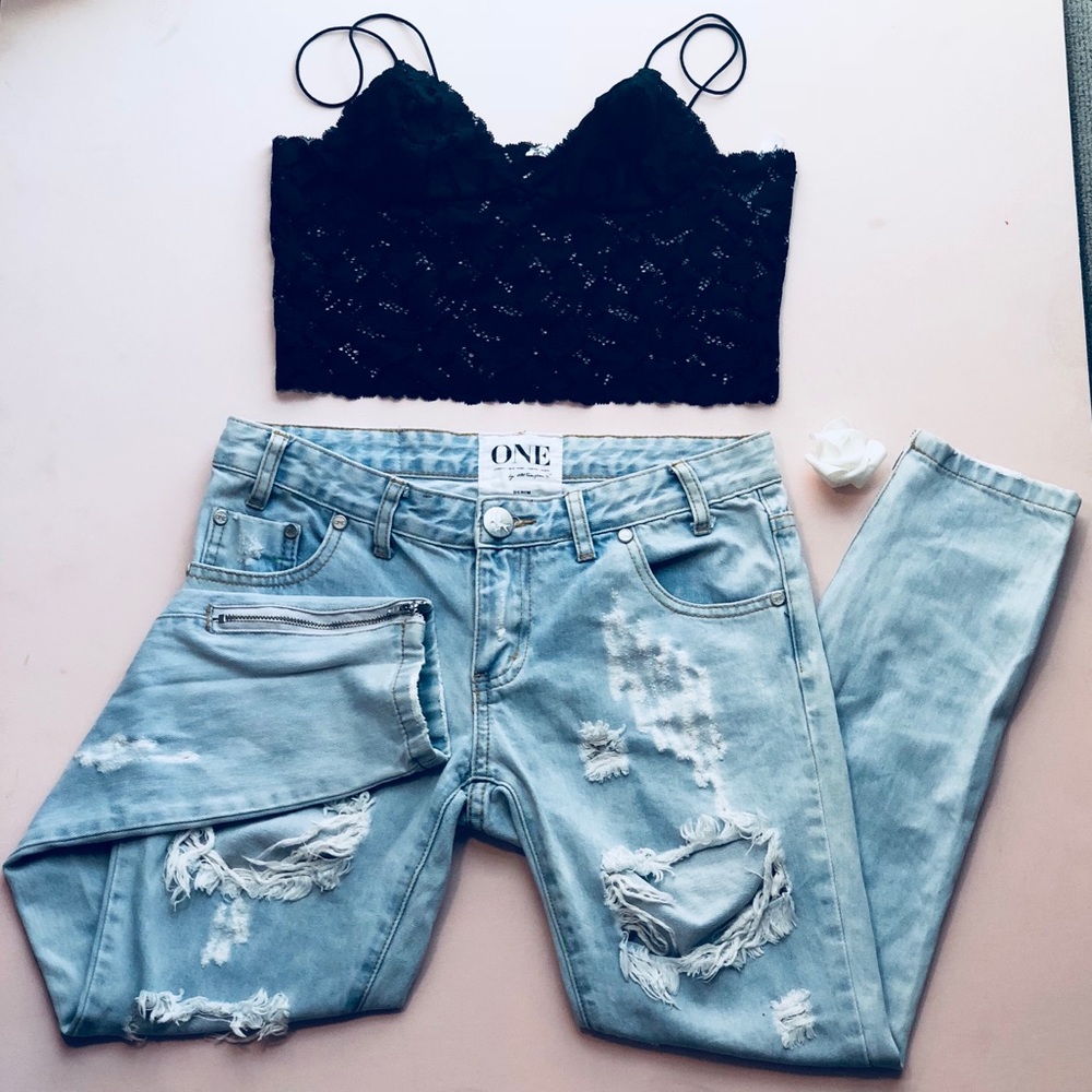 Pale Blue One Teaspoon Denim